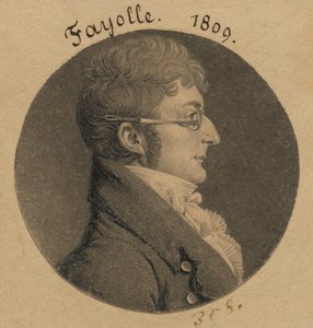 Peter Fayolle door Charles Balthazar Julien Févret de Saint-Mémin