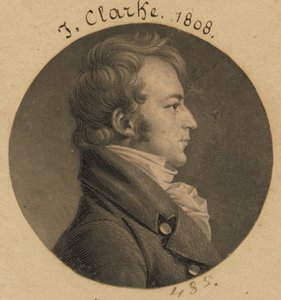 Thomas Weston Thompson door Charles Balthazar Julien Févret de Saint-Mémin