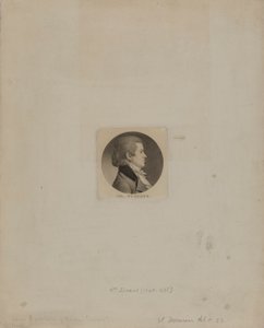 Kol. Wm. Duane door Charles Balthazar Julien Févret de Saint Mémin