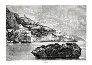 Amalfi, Italië, 1879