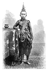 Cambojan, oudste zoon van Narodom, 1895
