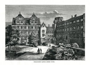 Kasteel Heidelberg, Duitsland, 1879