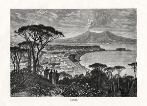 Napels, Italië, 1879 door Charles Barbant