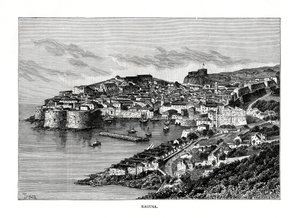 Ragusa, Sicilië, Italië, 1879