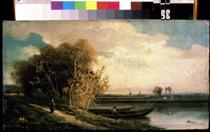 De oever door Charles Barthelemy Durupt