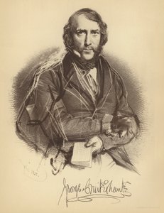 George Cruikshank door Charles Baugniet