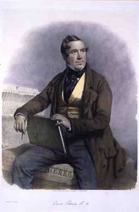 Portret van David Roberts R.A