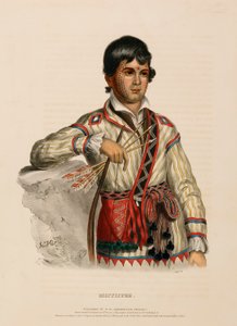 MISTIPPEE, uit de geschiedenis van de indianenstammen van Noord-Amerika door Charles Bird King