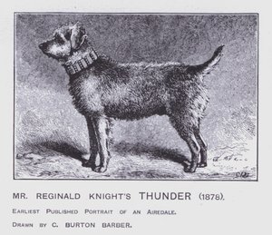 De donder van meneer Reginald Knight door Charles Burton (after) Barber