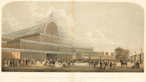 Crystal Palace; de Grote Tentoonstelling van 1851 door Charles Burton