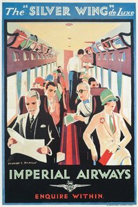 Poster ter promotie van Imperial Airways door Charles C. Dickson