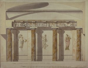 Ontwerp voor de Grote Kast in het Pavlovsk Paleis door Charles Cameron