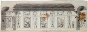 Interieurontwerp van het Catharinapaleis, Tsarskoye Selo, Rusland, 1780s door Charles Cameron