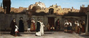 Romeinse straatscène, 1872