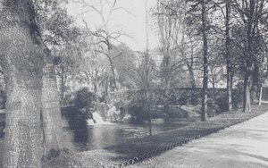 Bordeaux: Jardin-Public, de rustieke brug door Charles Chambon