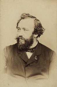 Portret van Adolphe Sax 1814-1894, ca. 1860 door Charles Clarkington