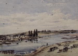 Uitzicht op Amboise