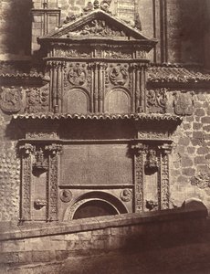 Portaal van het klooster van Sancti Spiritu, Salamanca, 1853 door Charles Clifford