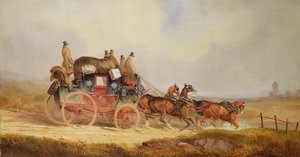 De Londen naar Louth Royal Mail door Charles Cooper Henderson