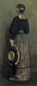 Portret van mejuffrouw J.L.B. door Charles Cottet