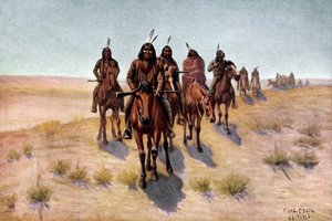 Inheemse Amerikaanse Apache-mannen
