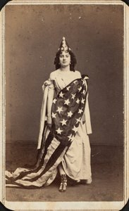 Isabelle "Belle" Freeman, ca. 1860 (foto) door Charles D. Fredricks