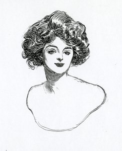 Een Gibson Meisje, c.1902 door Charles Dana Gibson