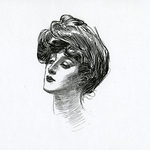 Een Gibson Meisje, c.1902 door Charles Dana Gibson