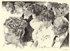 Een eerste nacht door Charles Dana Gibson