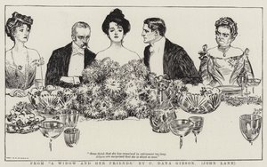 Uit Een Weduwe en Haar Vrienden door Charles Dana Gibson