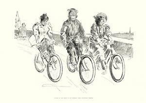 Gullem neemt op advies van zijn arts buitenoefeningen door Charles Dana Gibson