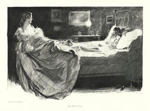 Zijn eerste liefde door Charles Dana Gibson