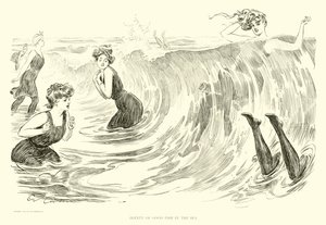Illustratie voor The Social Ladder door Charles Dana Gibson