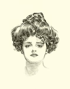 Illustratie voor De Sociale Ladder door Charles Dana Gibson