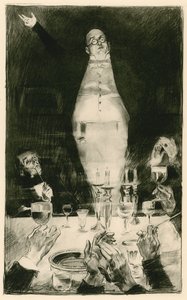 De heer Pickwick houdt zijn beroemde rede door Charles Dana Gibson