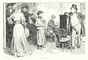 Toneelkoorts door Charles Dana Gibson