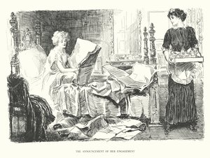 De Aankondiging van haar Verloving door Charles Dana Gibson