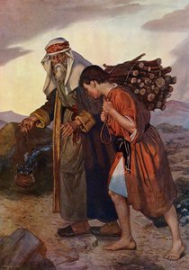 Abraham offert Isaac door Charles Daniel Ward