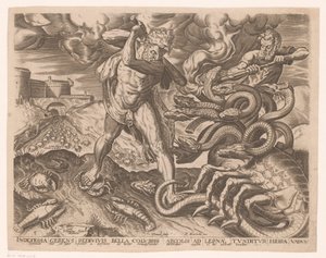 Hercules verslaat de hydra van Lerna