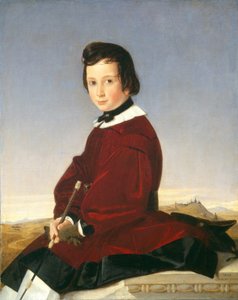 Portret van een Jonge Amazone door Charles David
