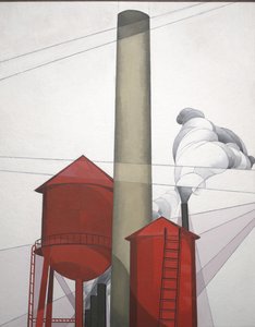 Gebouwen door Charles Demuth