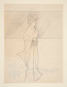 Japanse Dame door Charles Demuth