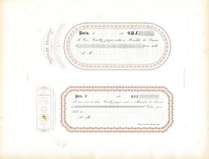 Voorbeelden van betalingsopdrachten (afdrukken) door Charles Derriey