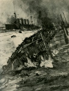 Het Zinken van HMS Aboukir, Eerste Wereldoorlog, 22 september 1914, ca. 1920