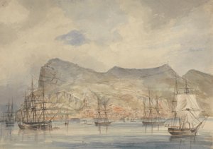 Uitzicht op Gibraltar