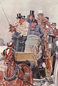 Illustratie voor The Pickwick Papers door Charles Dickens door Charles Edmund (after) Brock