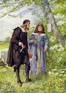 George Herbert, Op weg naar Bemerton door Charles Edmund Brock