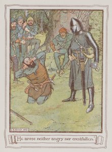 Illustratie voor Ivanhoe door Sir Walter Scott door Charles Edmund Brock
