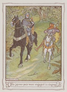 Illustratie voor Ivanhoe door Sir Walter Scott