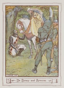 Illustratie voor Ivanhoe door Sir Walter Scott door Charles Edmund Brock